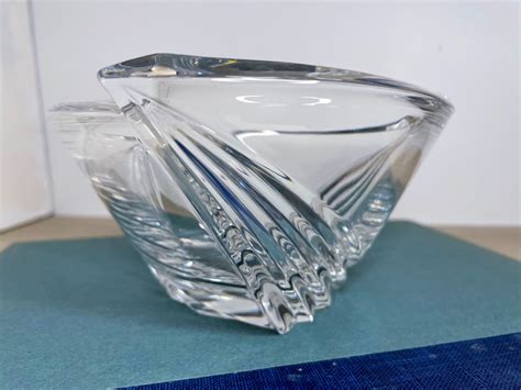 Vintage Crystal Glass Rosenthal Bowl - Etsy