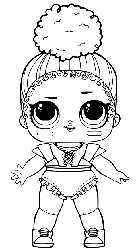 40 Free Printable LOL Surprise Dolls Coloring Pages