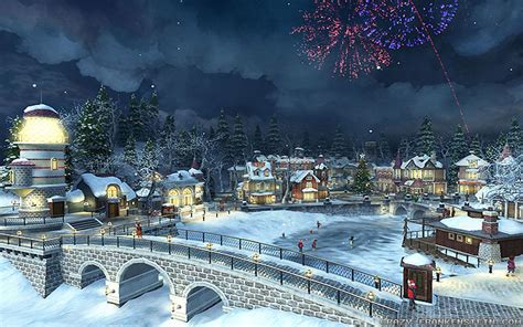 Christmas Village Scene Wallpapers - Top Free Christmas Village Scene ...