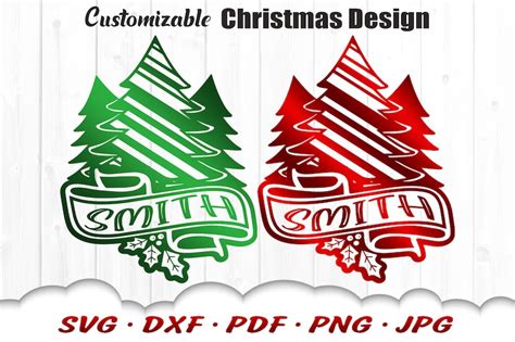 Personalized Family Christmas Shirts Svg Christmas Tree Svg - Etsy