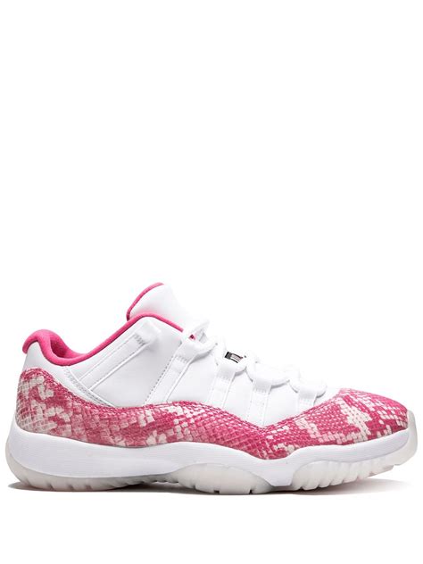 Jordan Air Jordan 11 Retro Low "Pink Snakeskin" Sneakers - Farfetch