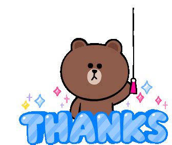 Thanks Brown Sticker - Thanks Brown Thank You - Discover & Share GIFs