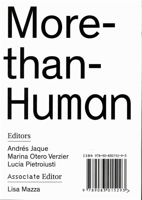 More-than-Human – ISBN