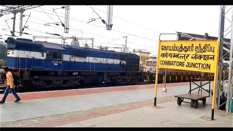 Coimbatore Junction Railway Station Tamilnadu - YouTube