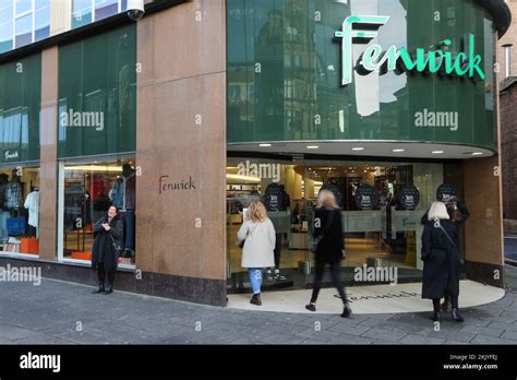 Black Friday Shoppers enter Fenwicks department store in Newcastle at Newcastle City Centre ...