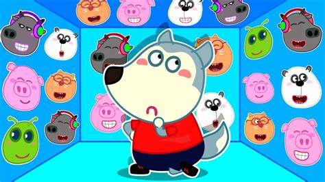 Wolf Family⭐️ Who is Wolfoo's Best Friend? - Wolfoo Kids Stories About Stickers | Kids Cartoon ...