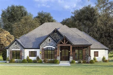 Plan 70676MK: 4-Bed Country House Plan with Vaulted Ceiling and Bonus ...