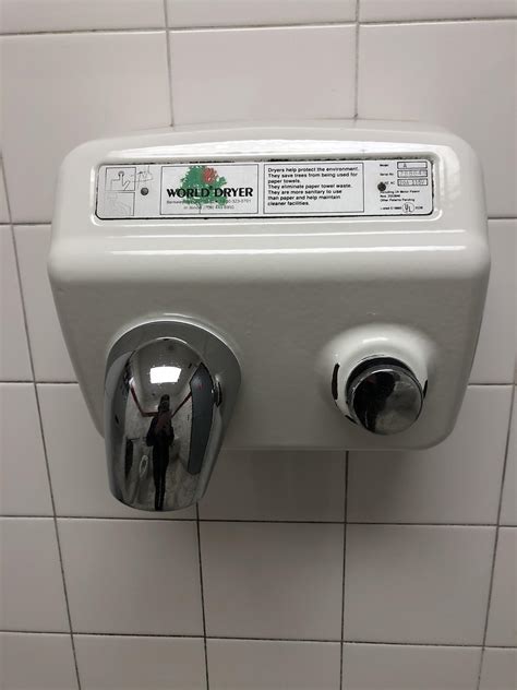 A World Dryer Model A at Speedway in Frankfort, IL. : r/HandDryer