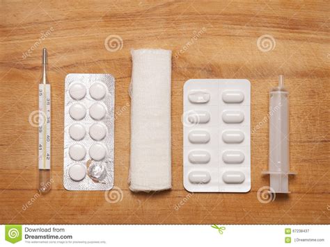 Home first aid kit stock image. Image of care, object - 67238437