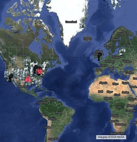 2001 Siren Locations (WIP) - Google My Maps