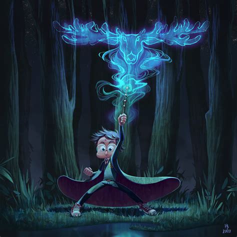 ArtStation - Harry Potter and his Patronus