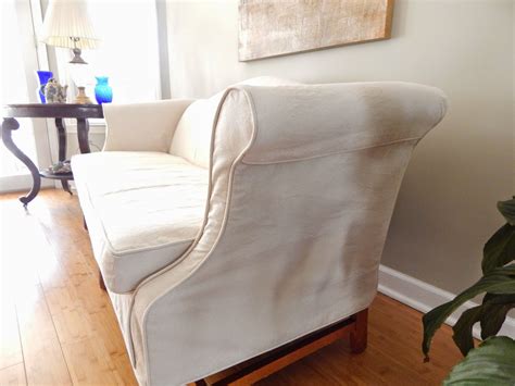 Pam Morris Sews: Another Drop Cloth Slipcover