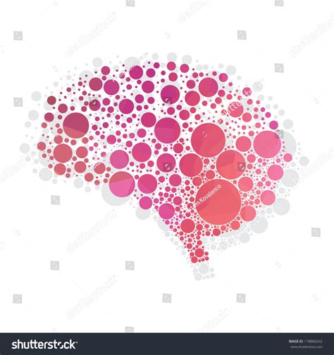 Vector Illustration Of Abstract Human Brain - 178860242 : Shutterstock