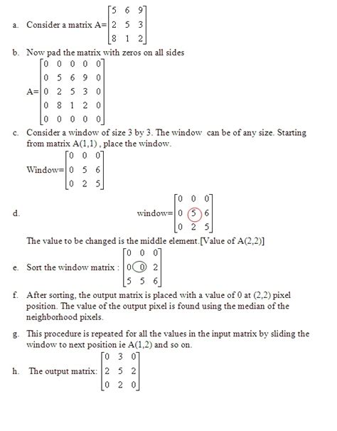 MATLAB PROGRAM : 2D MEDIAN FILTERING FOR SALT AND PEPPER NOISE WITHOUT USING medfilt2 FUNCTION ...