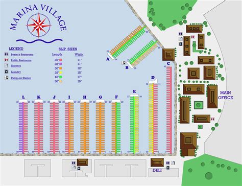 Marina Diagram – Marina Village