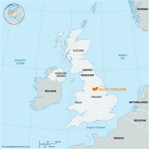 South Yorkshire Map Uk - Beilul Rochette