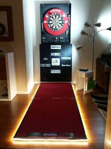 Mon nouveau setup... | Dartboard setup, Dart board, Game room basement