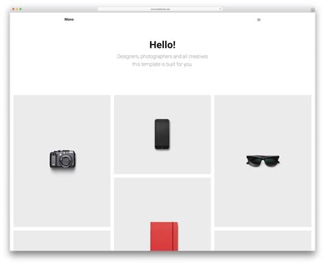 20 Best Minimal Website Templates (HTML & WordPress) 2024 - Colorlib