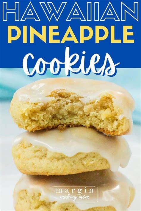 Easy Soft Pineapple Cookies (With or Without Icing) - Margin Making Mom®