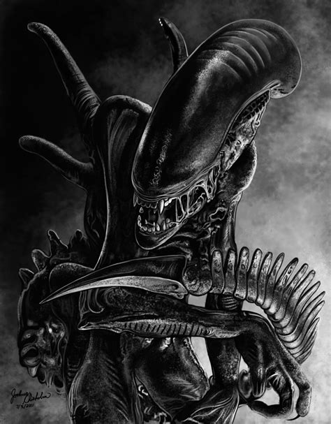 Alien Original and Limited Edition Art - Artinsights Film Art ... Alien Vs Predator, Wolf ...