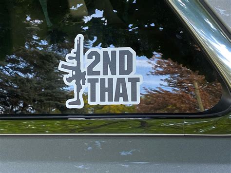 2nd Amendment Car Decal Patriotic Vinyl Car Decal for Cars - Etsy