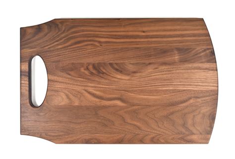 Wood Cutting Board with Handle and Juice Groove