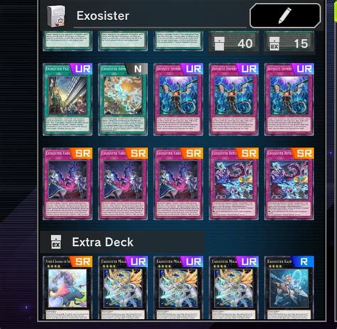 Exosister deck help (any suggestions welcome) : r/YuGiOhMasterDuel