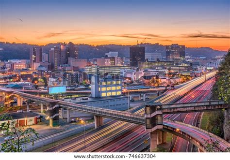 Charleston West Virginia Usa Skyline Twilight Stock Photo (Edit Now ...