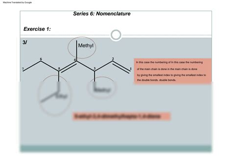 SOLUTION: Organic chemistry nomenclature exercises - Studypool