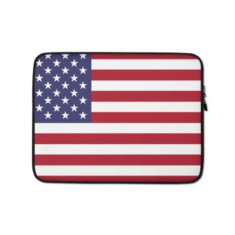 American Flag Patriotic Laptop Sleeve | Fifty Stars Apparel