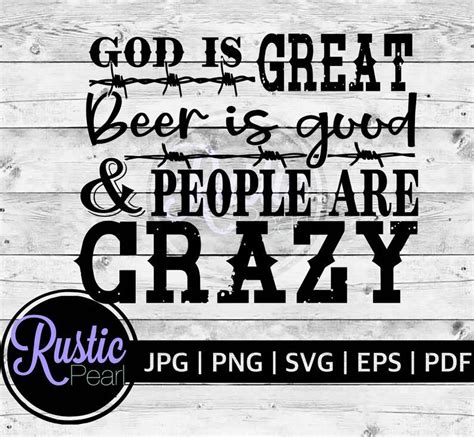 Beer is Good SVG Country Music SVG Country Concert SVG - Etsy | Country music quotes, Country ...