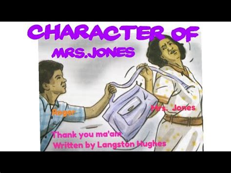 Character of Mrs. Jones in 'Thank You Ma'am' - YouTube