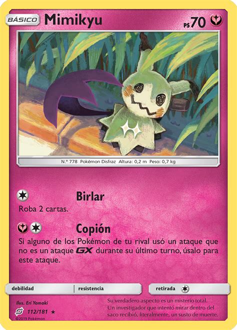 Mimikyu (Unión de Aliados TCG) - WikiDex, la enciclopedia Pokémon