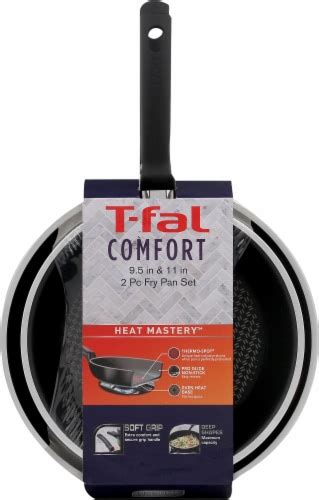 T-Fal Comfort Frying Pan Set - Black, 2 pc - Harris Teeter