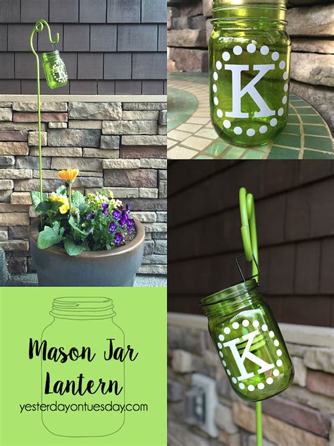 Mason Jar Lantern | Yesterday on Tuesday