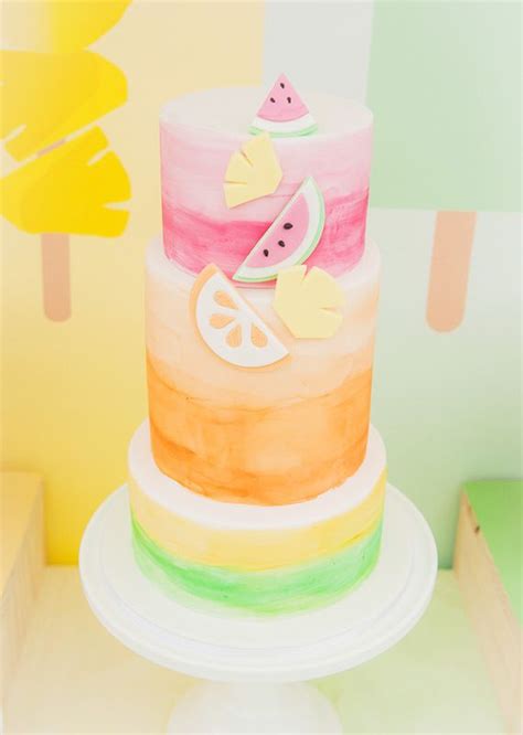 Popsicle Themed Birthday Cake | Popsicle party, Tutti frutti birthday party, Party cakes