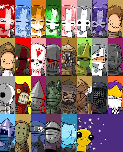 Castle Crashers Portraits by JohnnyUtah on Newgrounds