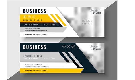 Corporate Vector Banner Template 07