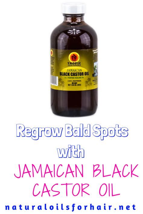 Regrow Bald Spots with Jamaican Black Castor Oil | Natural Oils for Hair & Beauty