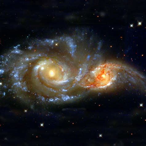 Two Colliding Spiral Galaxies Photo – Sky Image Lab