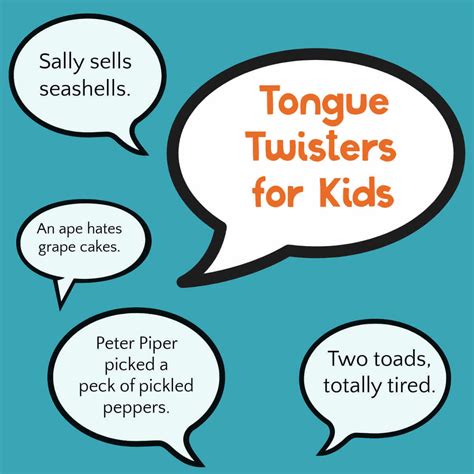 Hard Tongue Twisters For Kids