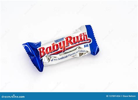 A Baby Ruth candy bar editorial stock image. Image of dessert - 137891454