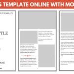 📖 Book Layout Template - MockoFUN