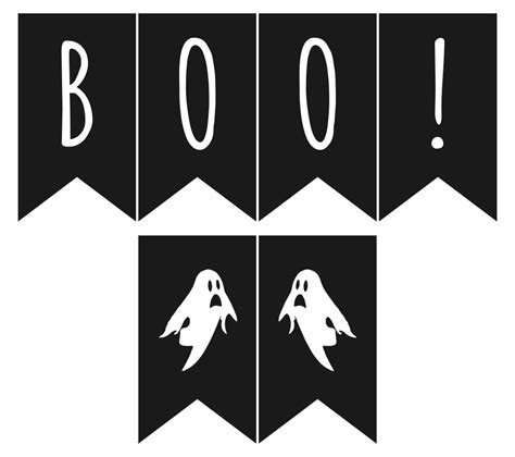 Free Printable Halloween Banner Templates