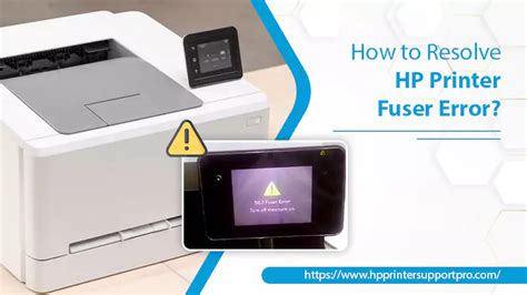 HP Printer Fuser Error - Reasons, Types & Solution