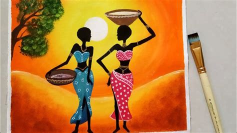 Tribal African Women Painting - lostmysoulindortmund