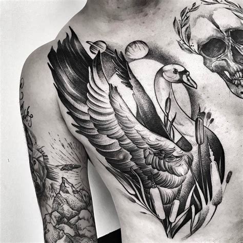 Top 30 Swan Tattoo Design Ideas and Meaning // February, 2021 | Swan ...