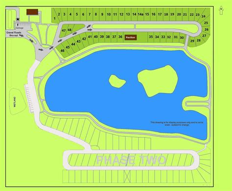 Site Map for Crystal Springs RV Resort