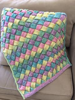 Ravelry: Entrelac Baby Blanket pattern by Cheryl Beckerich