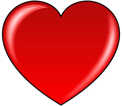 Red Heart Clip Art - Cliparts.co